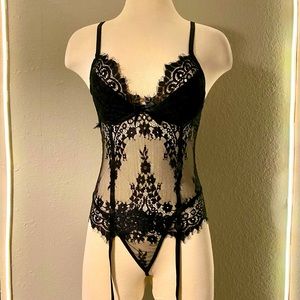 Sophia black lace lingerie